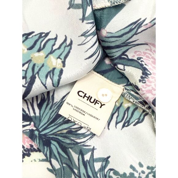 Chufy Womens Nulla Green Floral Ivy Blouse Size XS - Picture 6 of 6